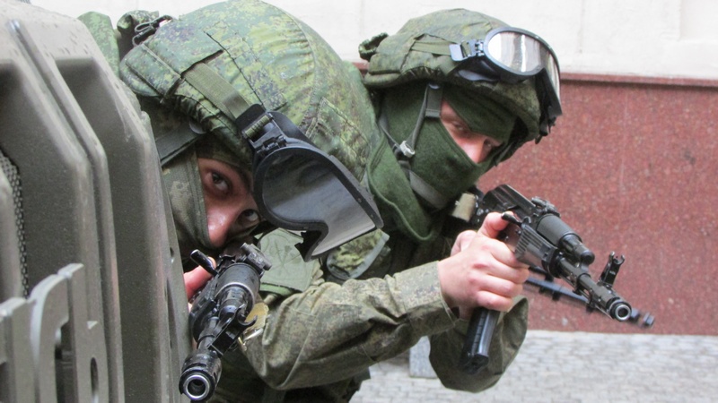 Военнослужащие Управления проводят тренировки совместно с подразделениями специального назначения.