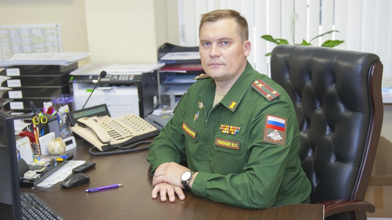 ВРИО начальника организационно-планового отдела Управления подполковник Виталий Соколов.