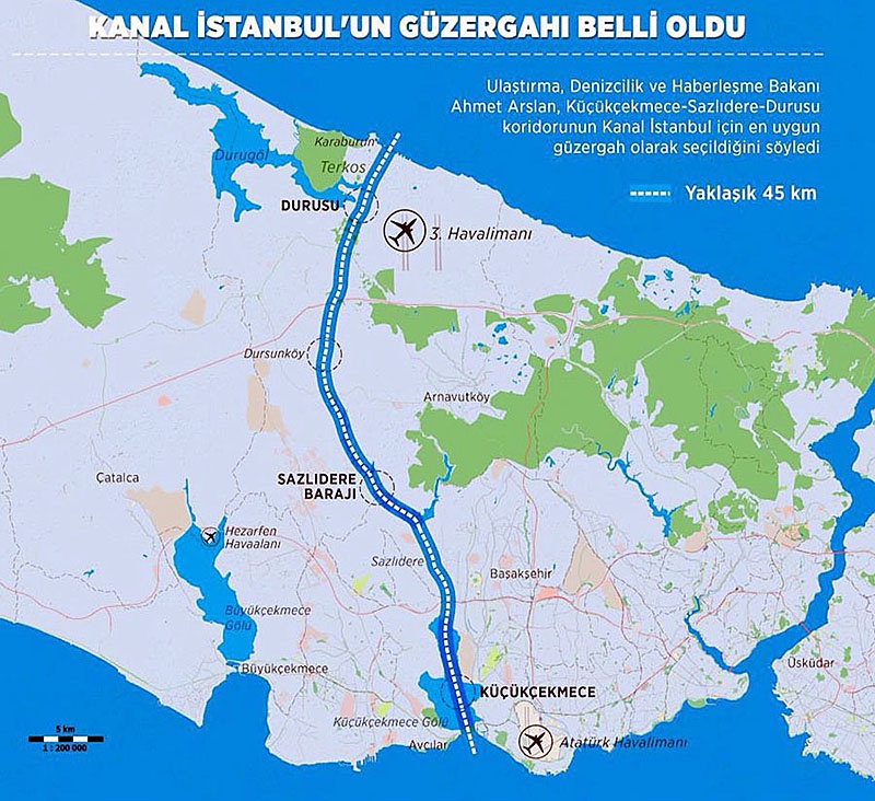 Проект канала «Стамбул».