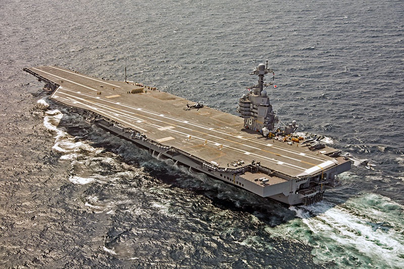 Авианосец USS Gerald R. Ford.