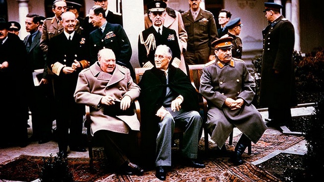 В 1945 году в Крыму лидеры «Большой тройки» - СССР, США и Великобритании - определили послевоенную систему международных отношений.
