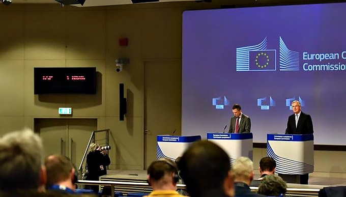 Главный переговорщик от Евросоюза Мишель Барнье пессимистично оценил прошедшие переговоры.