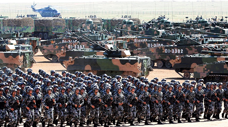 Китай не останавливает программы перевооружения, проводит военные учения и плановый призыв в ряды вооружённых сил.