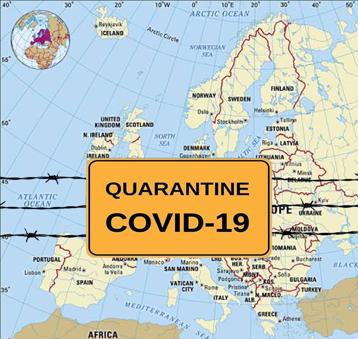 Каждая европейская страна в одиночку боролась с коронавирусной заразой.