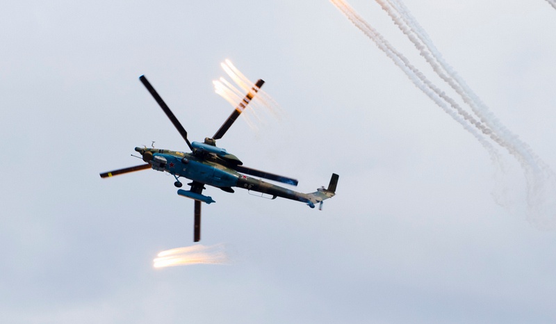 Ударный вертолёт Ка-52 «Аллигатор».