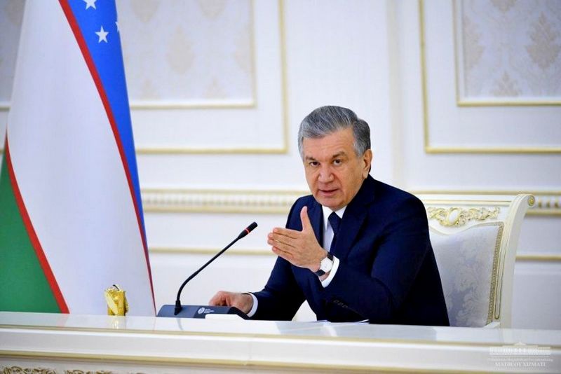 Президент Республики Узбекистан Шавкат Мерзиёев.