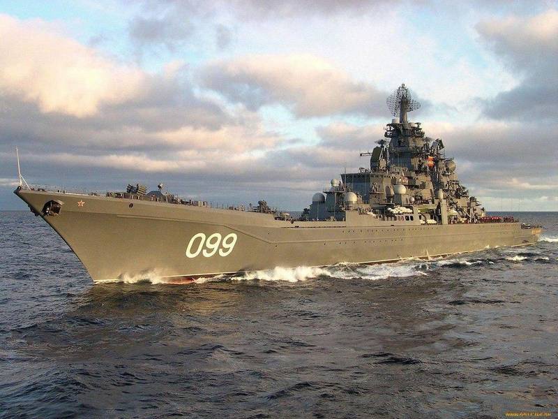 Атомный ракетный крейсер «Пётр Великий».