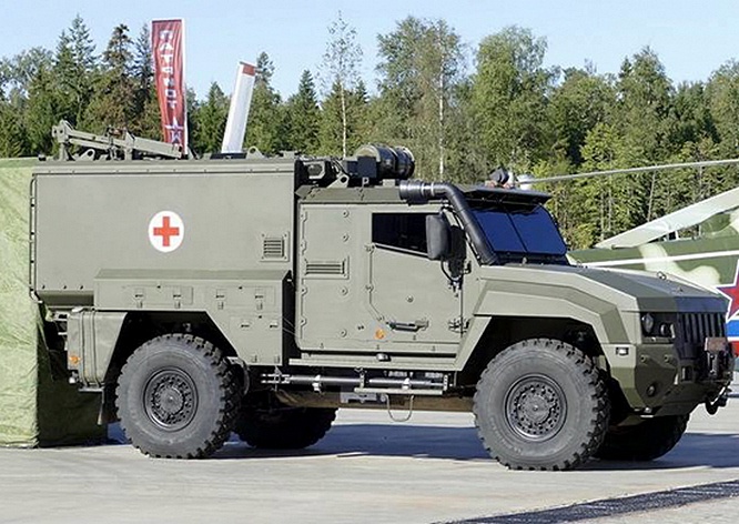 Автомобиль «Линза» создан на базе «КамАЗ-Тайфун» 4x4.