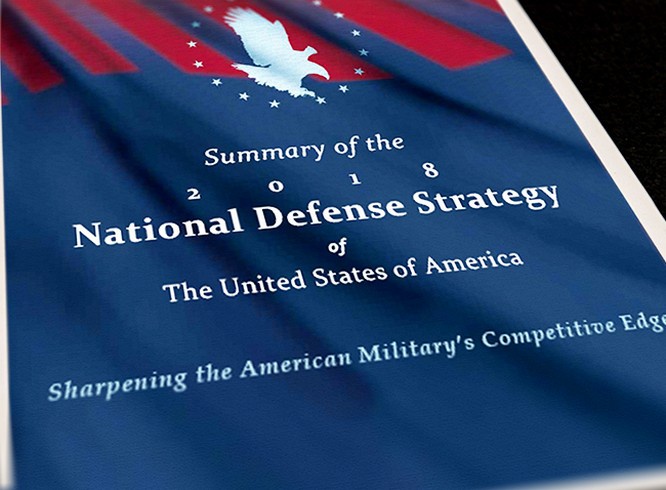 В докладе The National Defense Strategy Россия и Китай обозначены как «противники первого уровня».