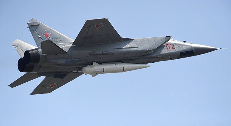 Российский гиперзвуковой авиационный ракетный комплекс «Кинжал».