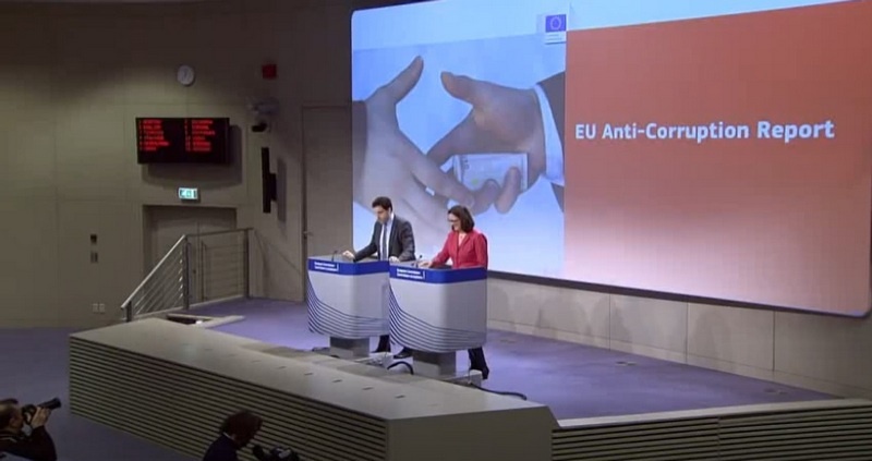 В 2014 году Европарламент в Антикоррупционном отчёте ЕС оценил коррупцию внутри ЕС в 120 млрд евро.