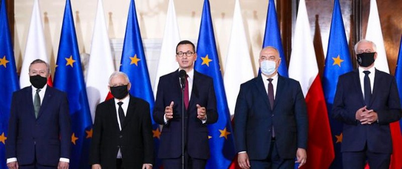 Премьер-министр Матеуш Моравецкий представил кандидатов в новые министры 30 сентября 2020 г.