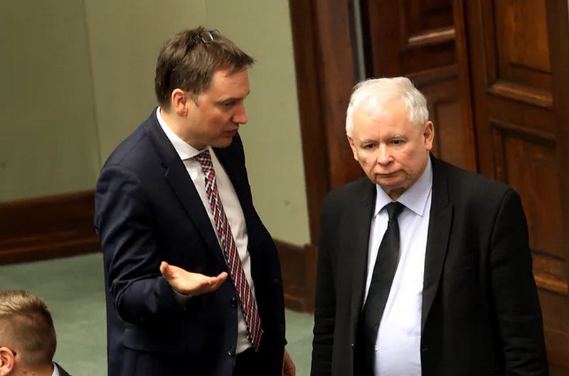 Збигнев Зебро и Ярослав Качиньский.