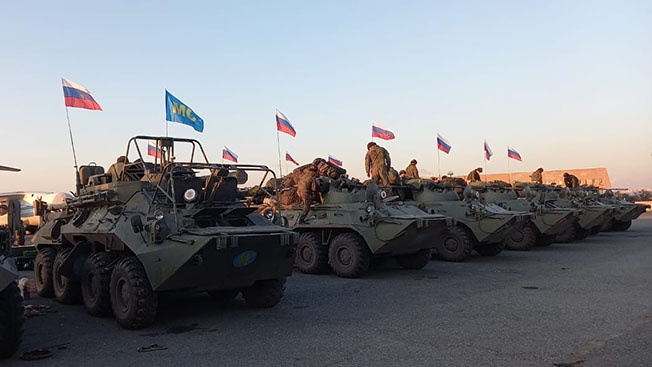 Российские миротворцы в Нагорном Карабахе.