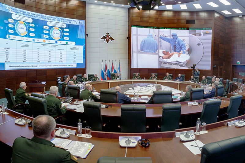На заседании Коллегии Минобороны РФ. Москва, 27 ноября 2020 года.