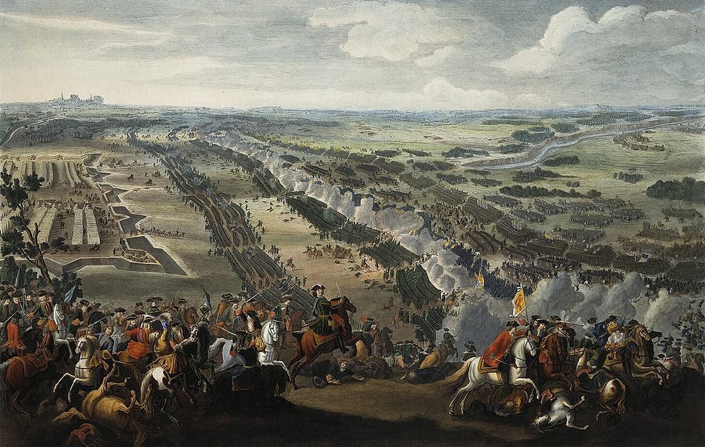 Пьер-Дени Мартин. Событие 1709 года - «Полтавская битва».