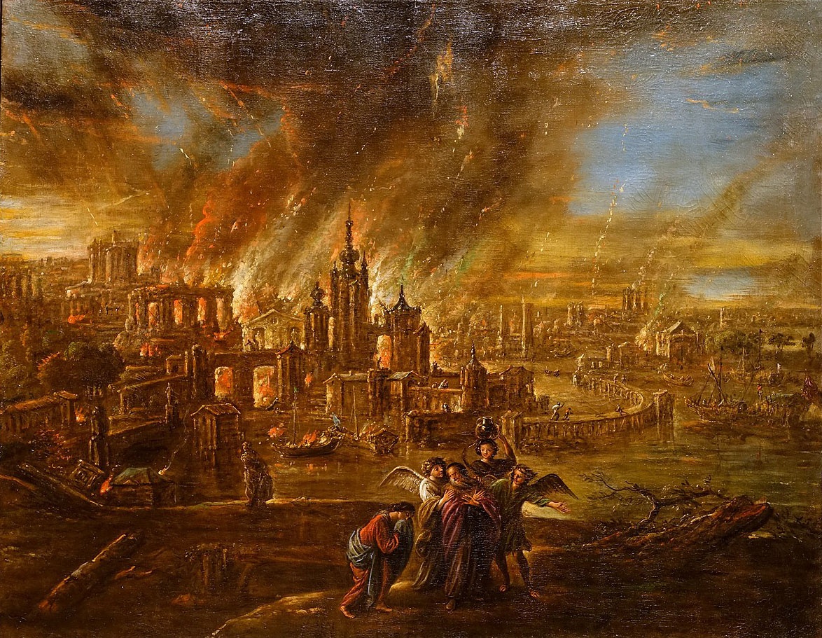 Содом и Гоморра — два известных библейских города, которые, согласно Библии, были уничтожены Богом за богомерзкие грехи их жителей.