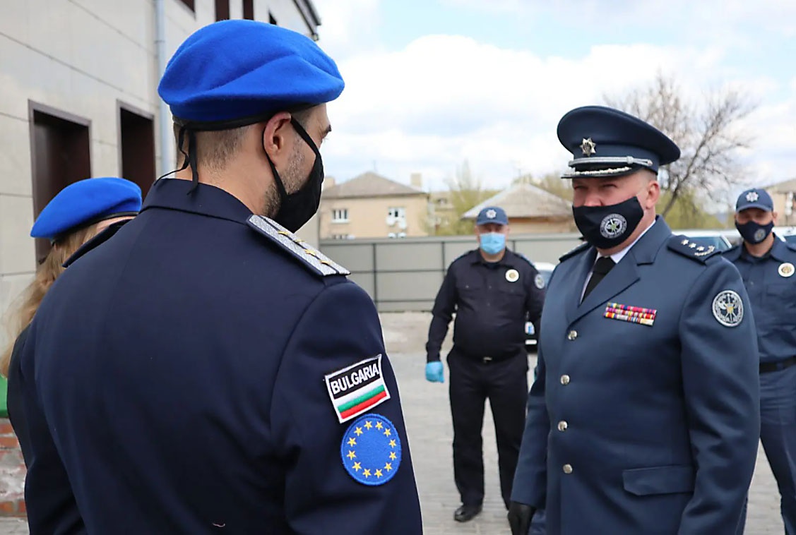 Встреча участников консультативной миссии Евросоюза, поддерживающей реформы сектора гражданской безопасности, с представителями украинской полиции.
