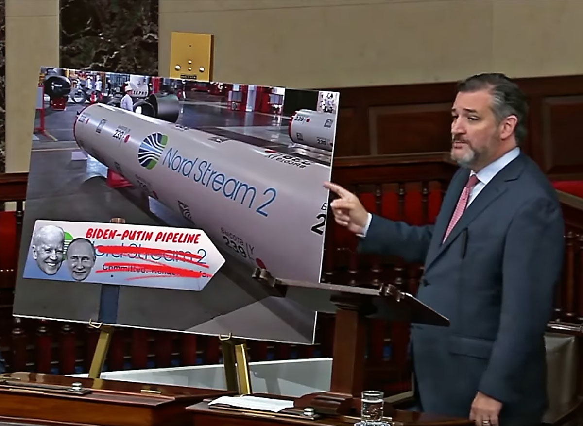 Сенатор США Тед Круз потребовал от администрации Байдена внести в чёрный список фирму, руководящую реализацией российского трубопроводного проекта «Северный поток-2».