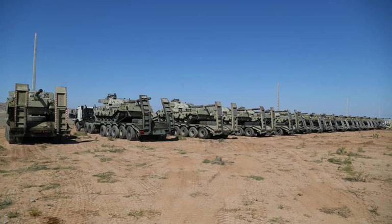 Военная техника Сухопутных войск Ирана переброшена к азербайджанской границе в рамках учения «Покорители Хайбара».