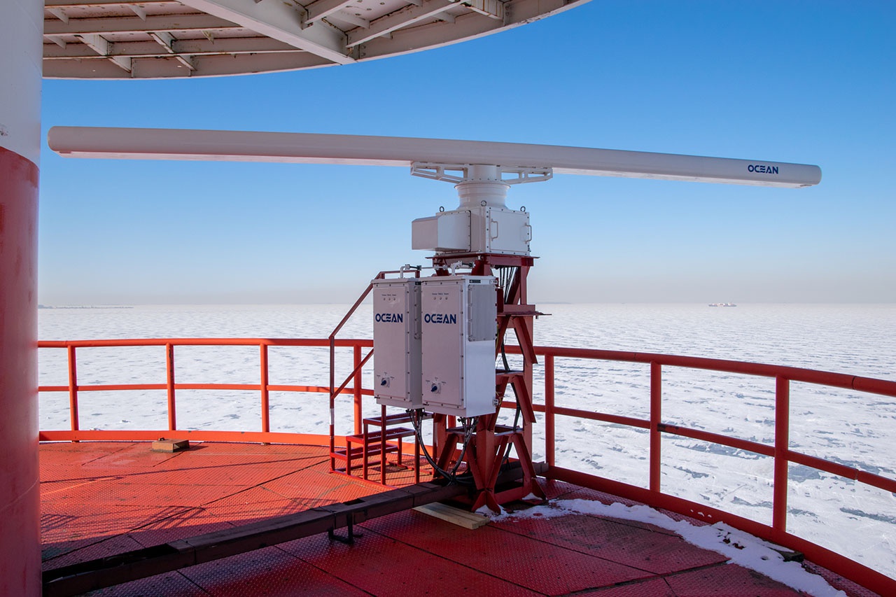 Судовая РЛС «Океан» - одно из звеньев огромной интегрированной сети в системе наблюдения за Арктической зоной России.