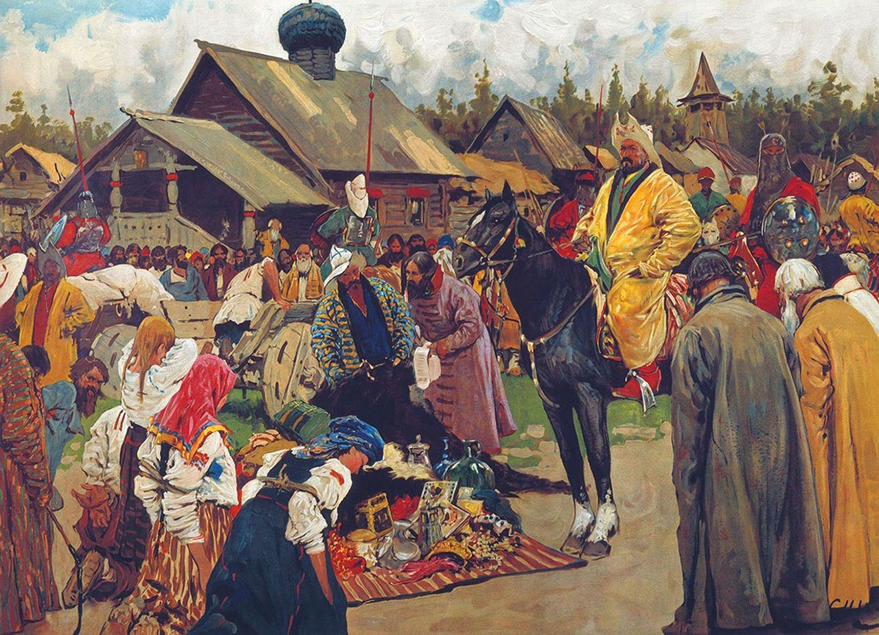 Сергей Иванов. Баскаки. 1909 г. Частное собрание.