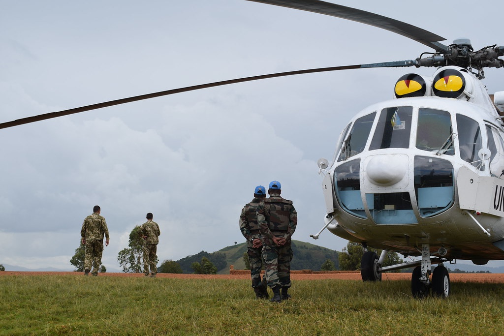 Очередная ротация украинского 18-го отдельного вертолётного отряда Миссии ООН по стабилизации в ДР Конго приняла на себя полномочия по выполнению задач в Африканской стране согласно мандату ООН.