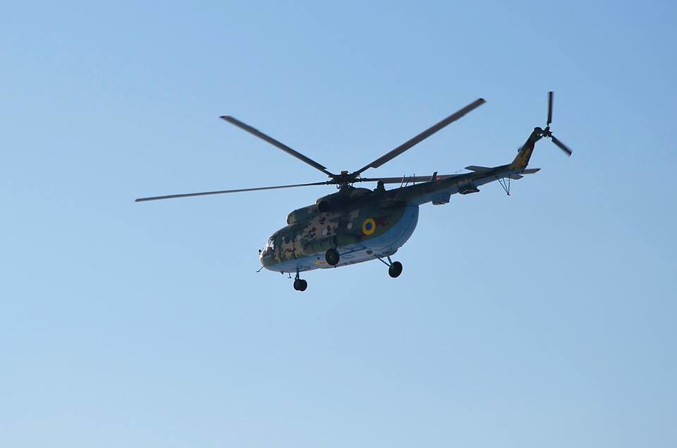По данным Госпогранкомитета Белоруссии, украинский Ми-8 углубился на территорию Белоруссии до километра.