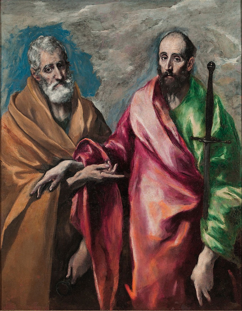 Эль Греко. Апостолы Пётр и Павел.