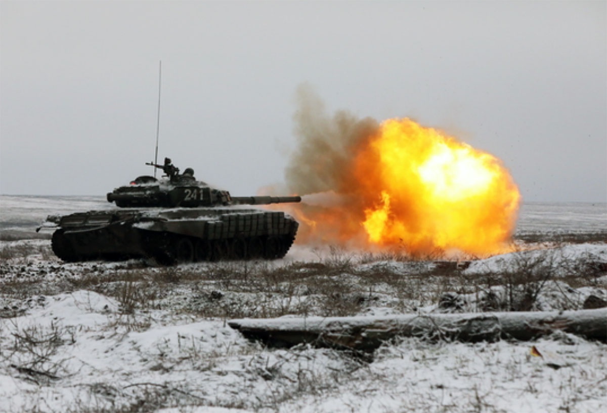 В первую неделю нового года выполнили боевые стрельбы на полигонах округа 1,5 тыс. танкистов ЮВО.