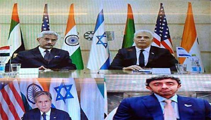 В середине октября 2021 года состоялась встреча в виртуальном режиме министров иностранных дел ОАЭ, Израиля, США и Индии.