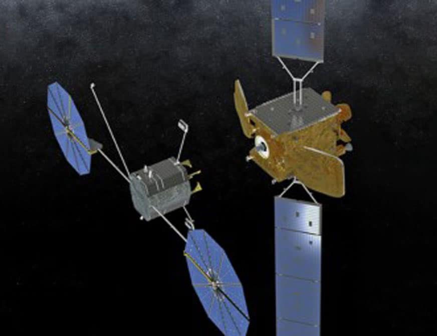 Аппарат MEV-1 сблизился со спутником связи Intelsat 901 и с помощью манипулятора скорректировал его орбиту.