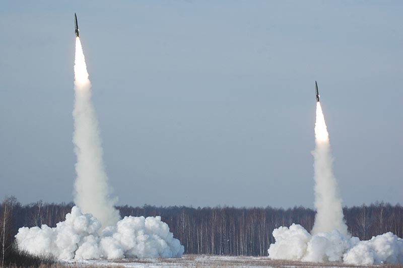 15 февраля на участке местности Полесский спланировано проведение пусков тактическим ракетным комплексом «Точка».
