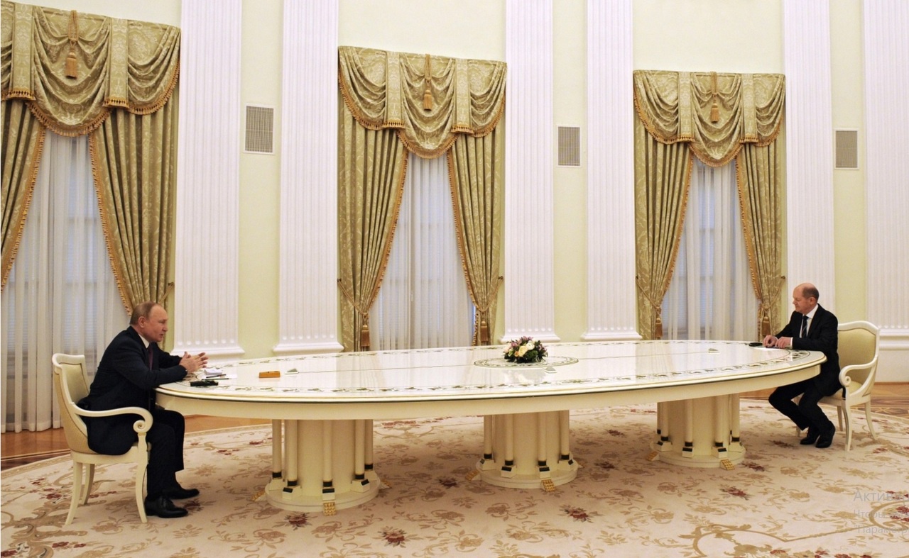 Переговоры Владимира Путина и Олафа Шольца.