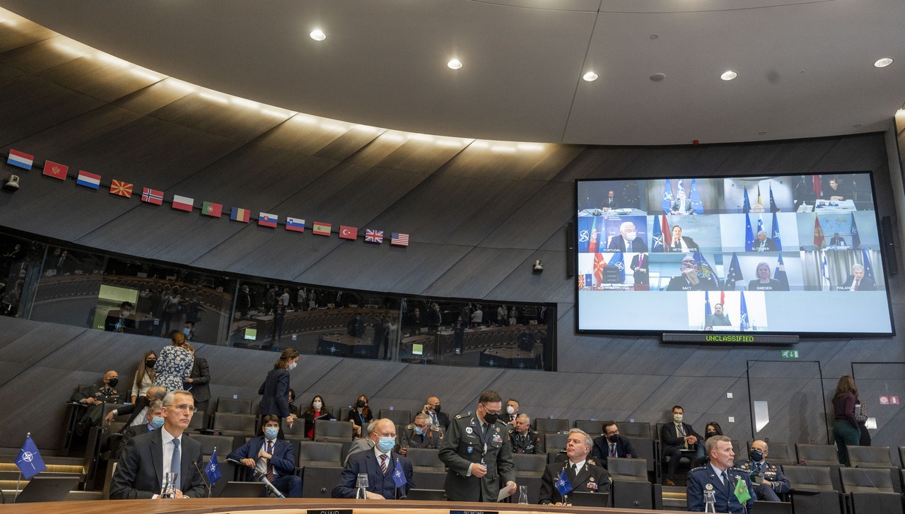 Внеочередной виртуальный саммит глав государств и правительств стран НАТО в Брюсселе 25 февраля 2022 г.
