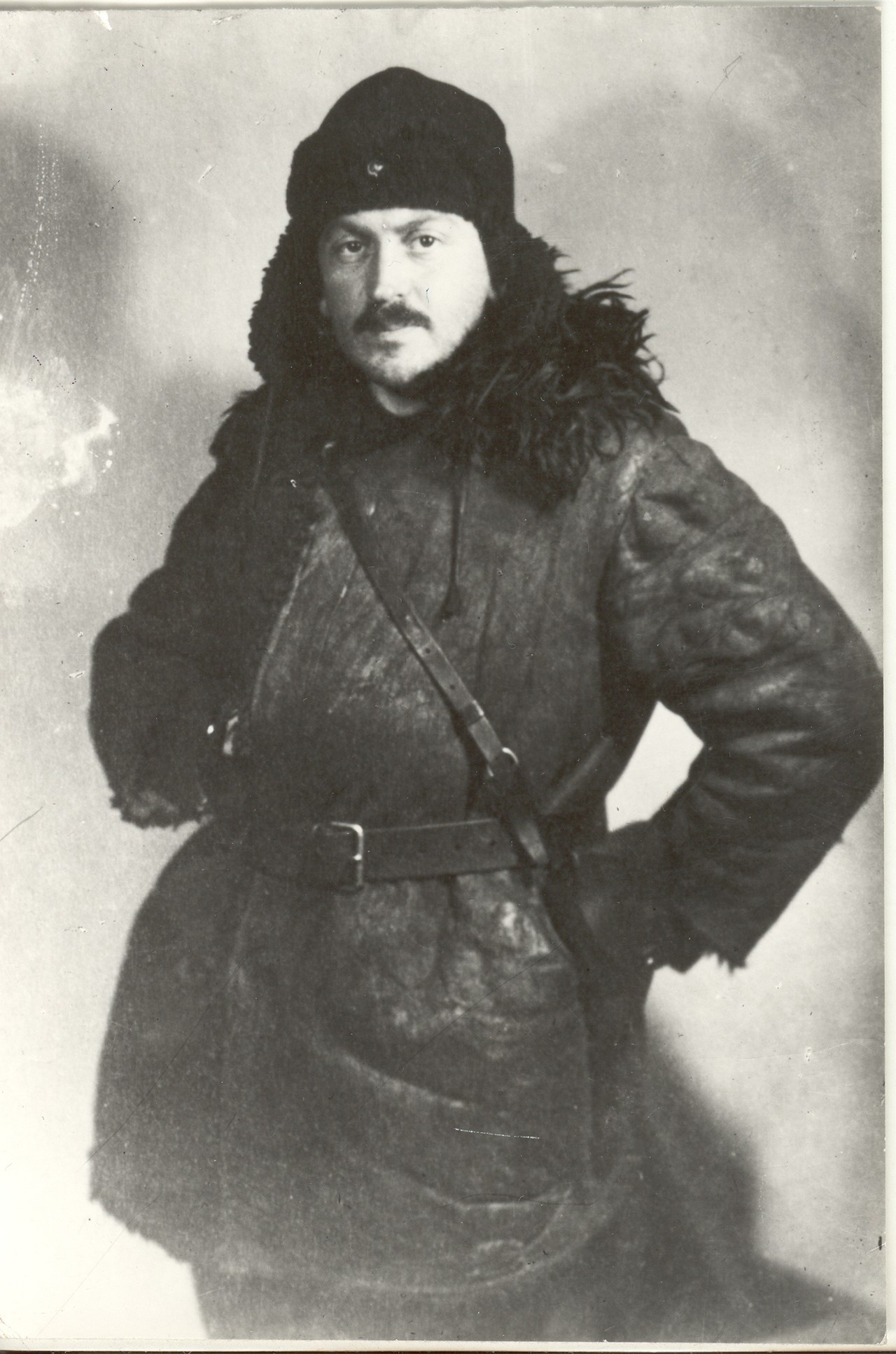 Командир партизанской бригады капитан Давид Кеймах.