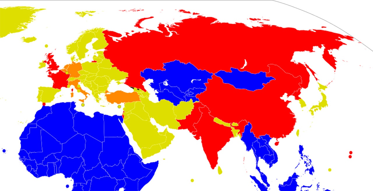 Суперпомощь! Оранжевым цветом отмечены государства, желающие поучаствовать в антироссийской программе Nuclear Sharing: ФРГ, Италия, Нидерланды, Бельгия и Турция.