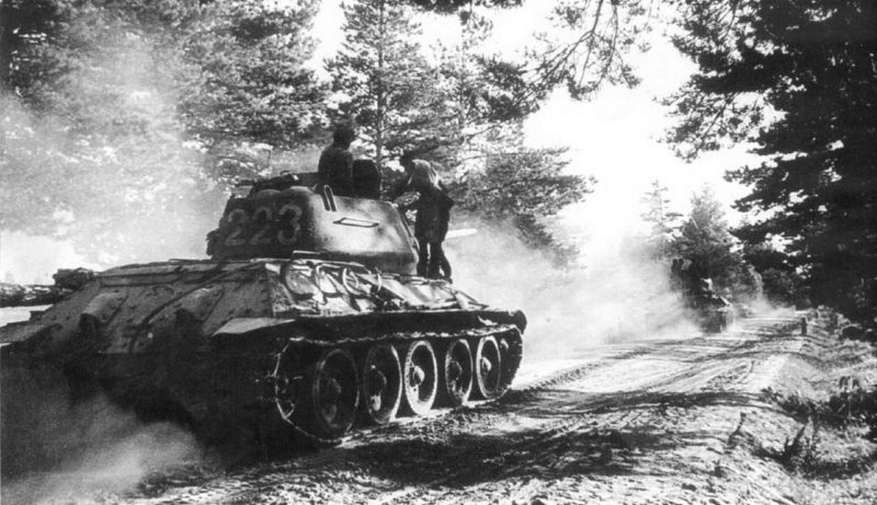 Во время операции «Багартион» советские войска продвигались со скоростью 7 километров в сутки.