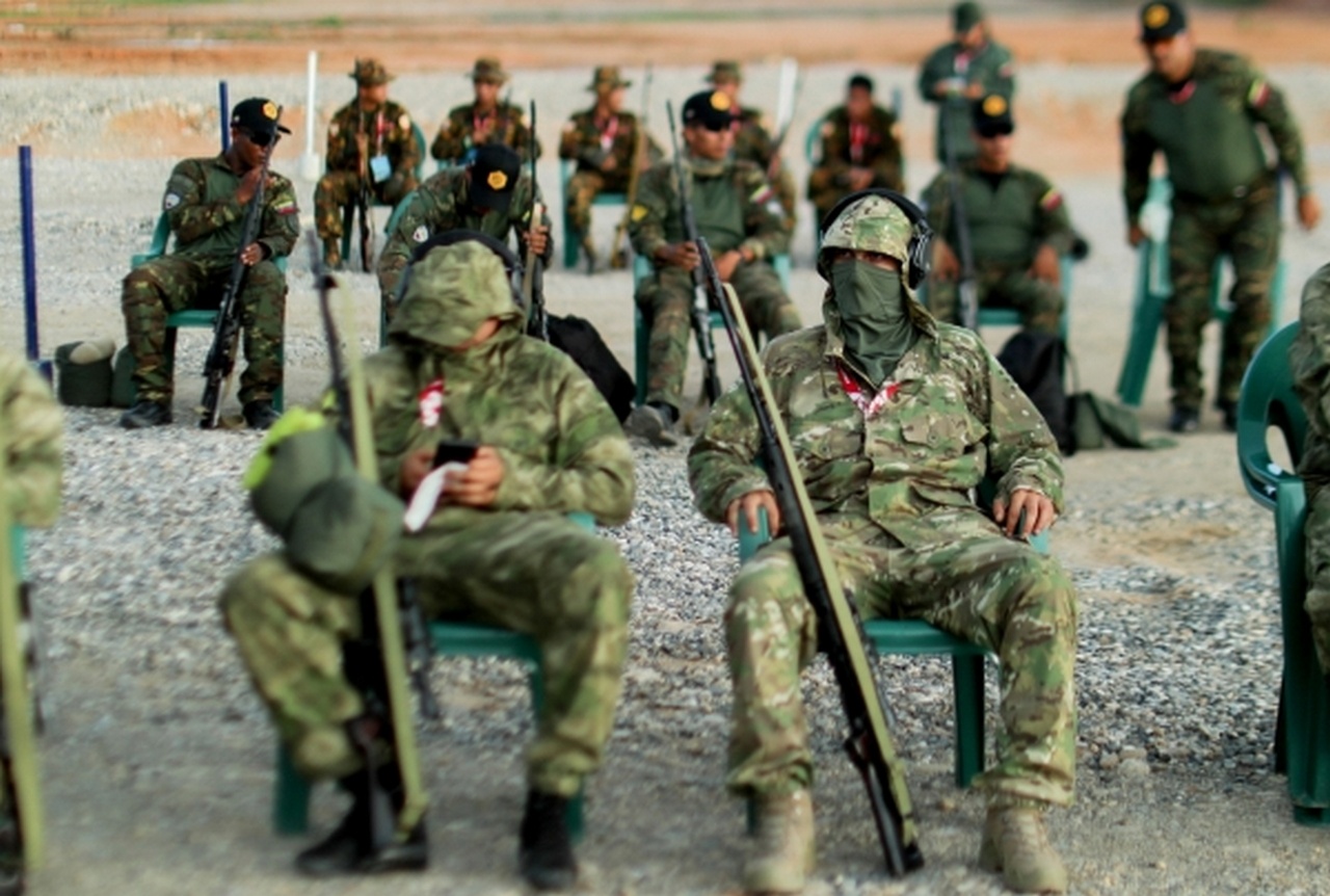 Участники состязания «Снайперский рубеж», которое в этом году проводилось в Венесуэле.