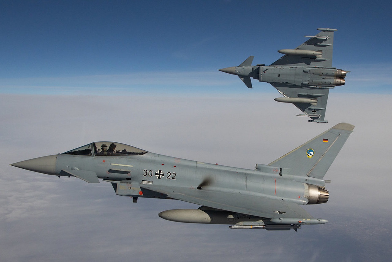 Eurofighter Typhoon - основная ударная сила немецких ВВС.