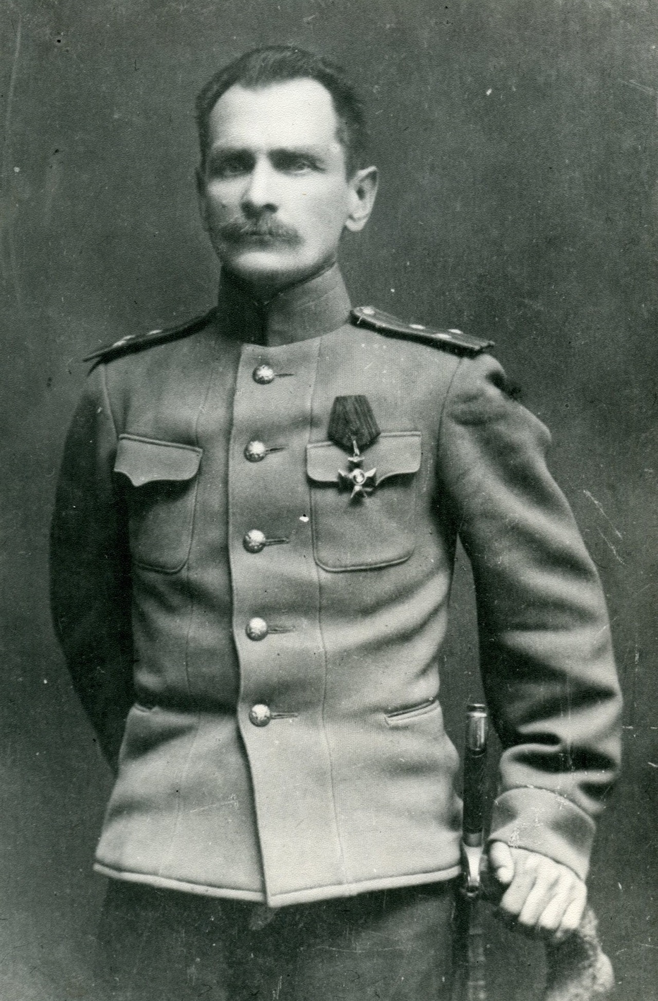 Подполковник В.К. Арсеньев в 1917 году.