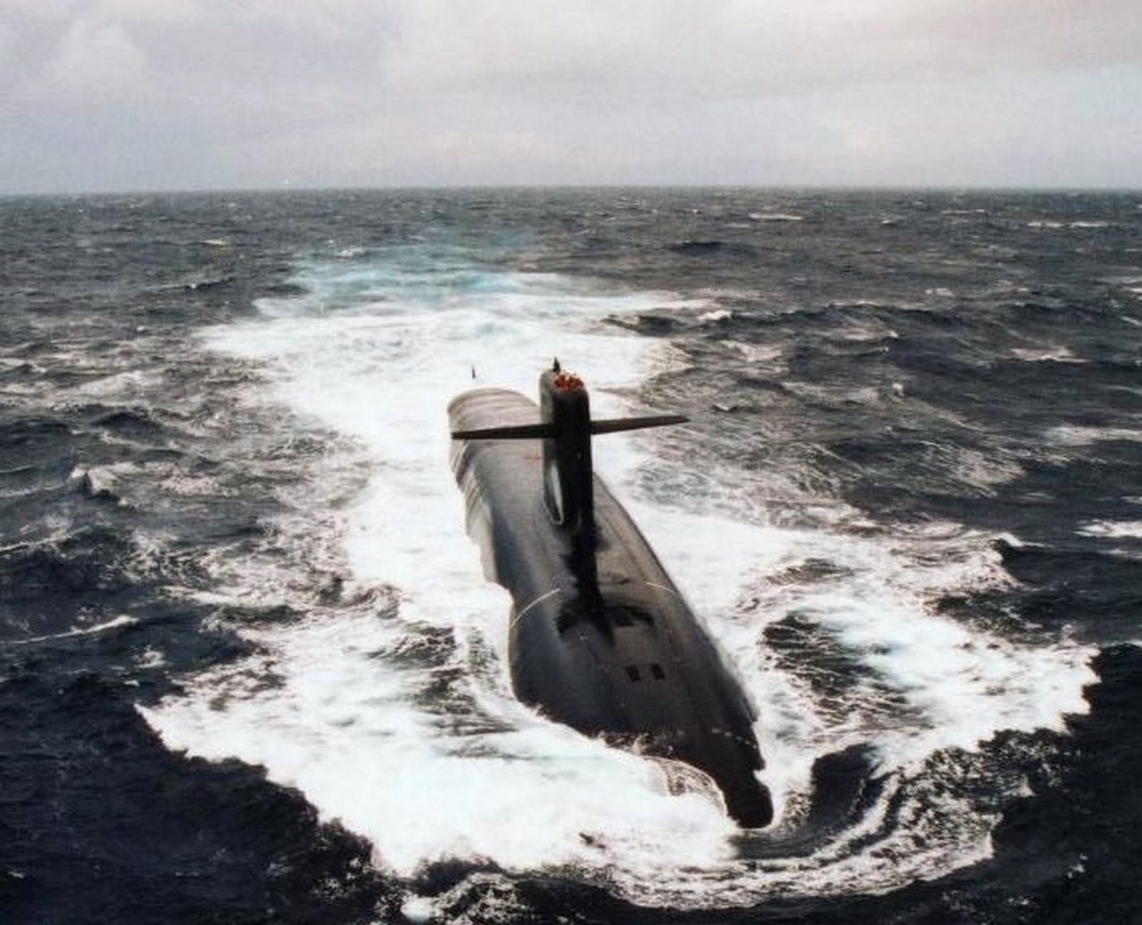 Подводная лодка типа Triomphant.