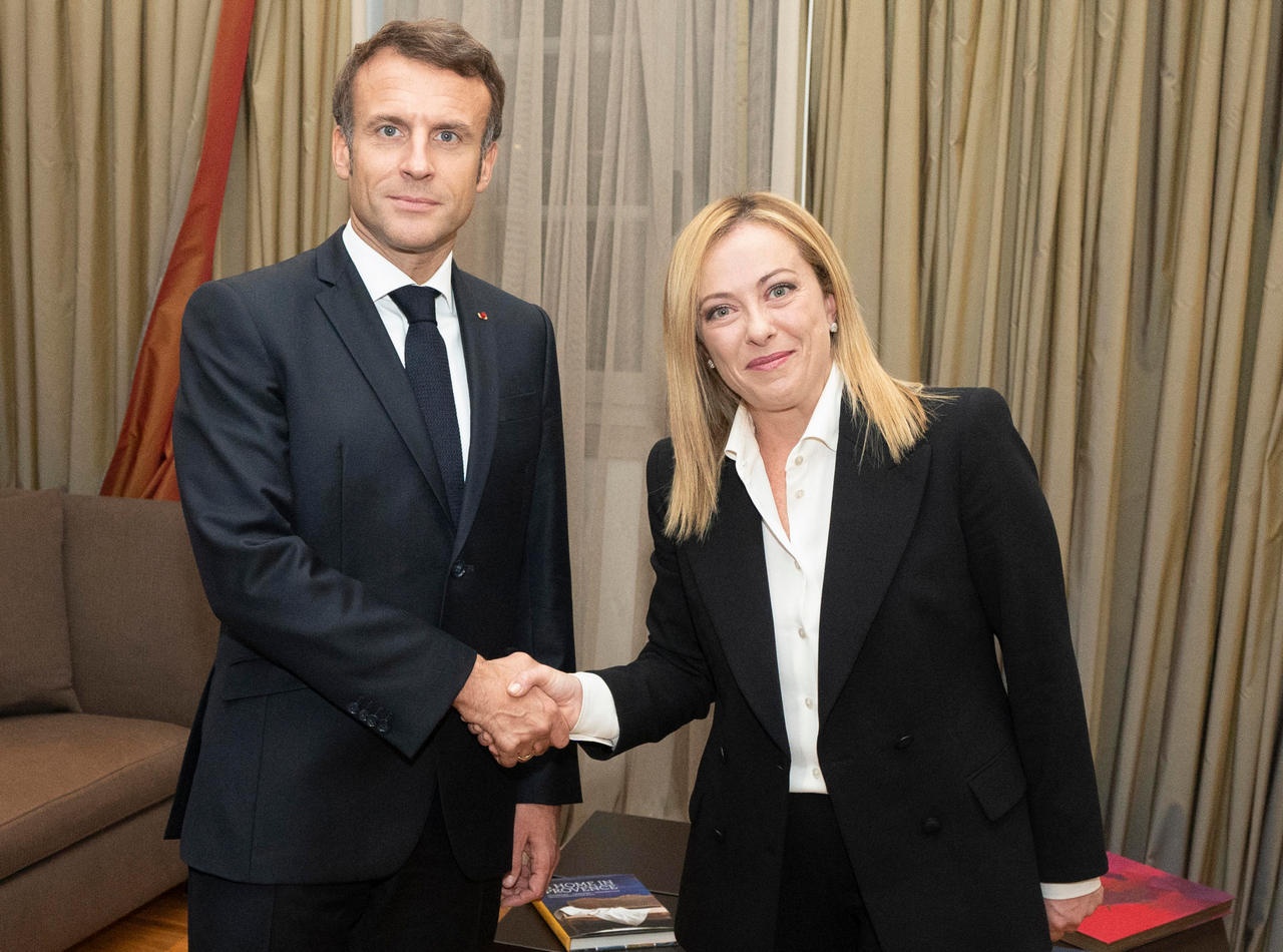 Встреча с президентом Франции Эманюэлем Макроном.