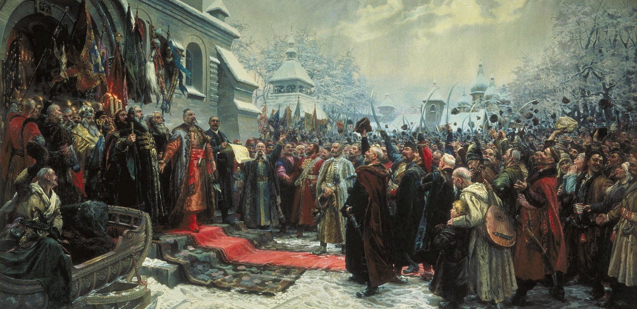 «Навеки с Москвой, навеки с русским народом» (картина Михаила Хмелько).