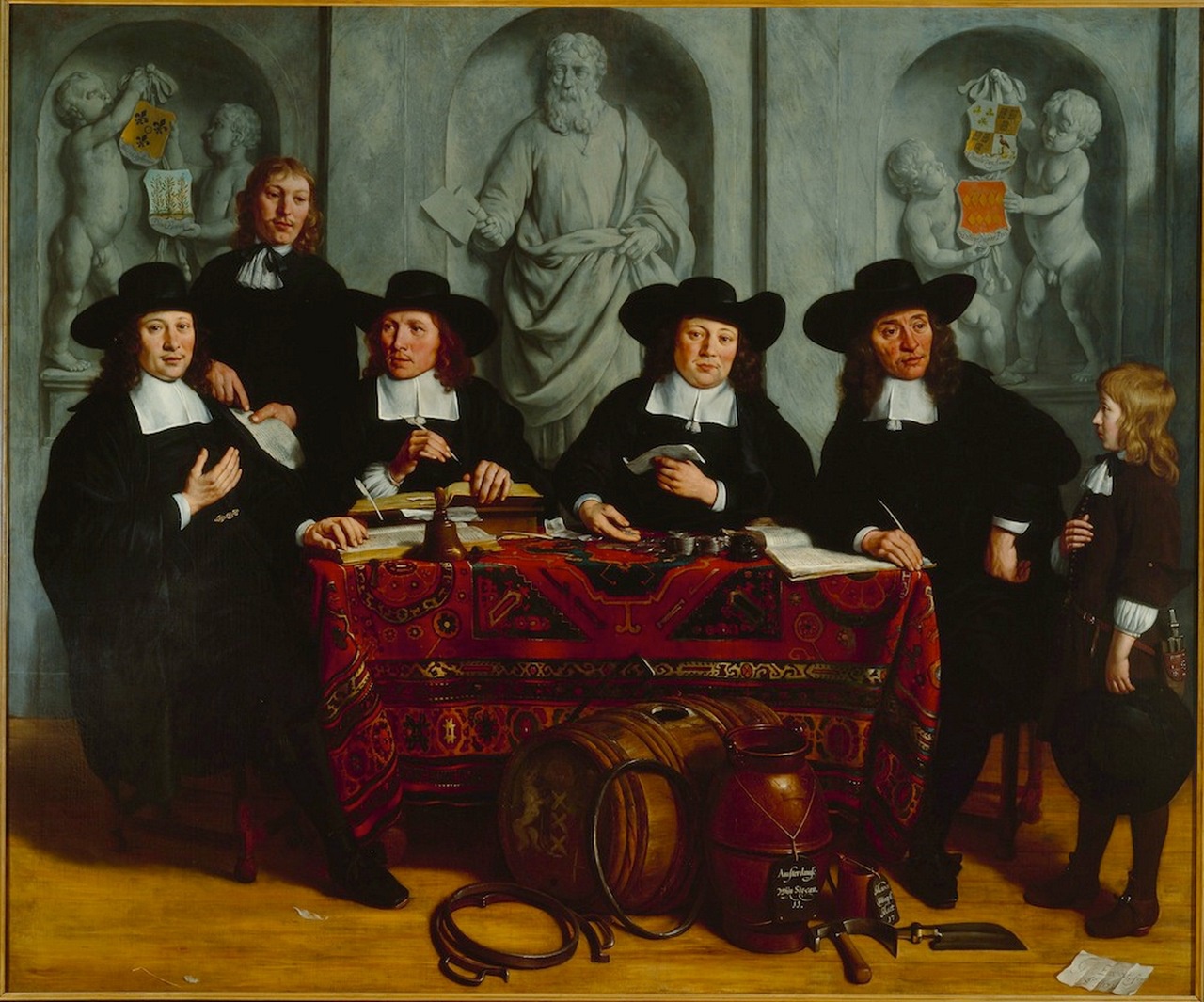 Голландские купцы придумали биржу (картина Гербранда ван ден Экхаута).