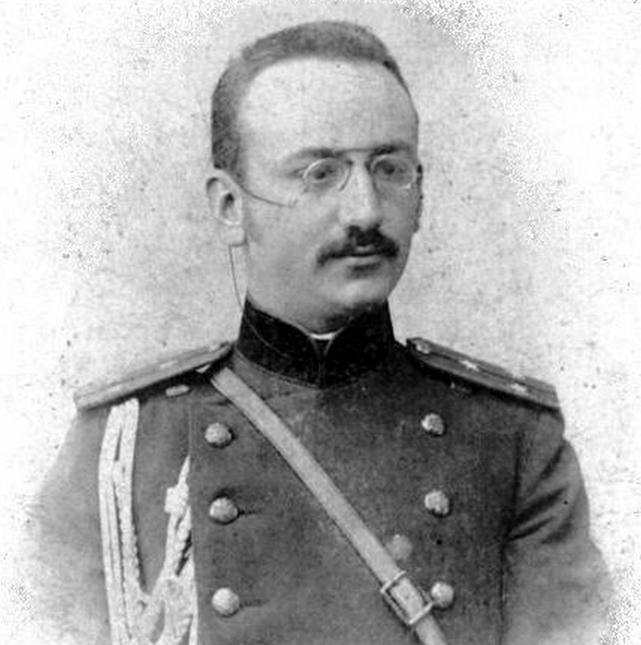 Поручик Иван Тимофеевич Беляев, 1900 г.