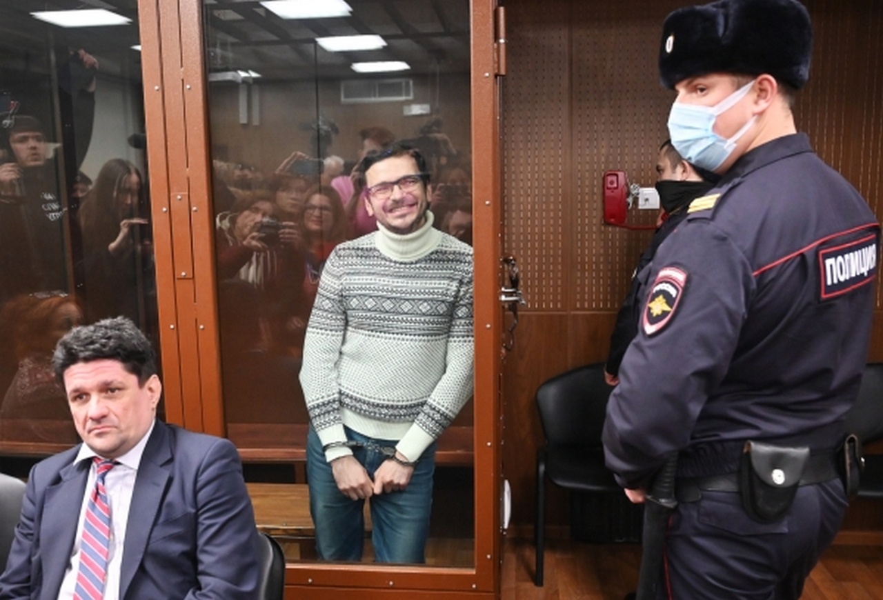 Столичный муниципальный депутат Илья Яшин (признан иноагентом), осуждённый за распространение недостоверной информации о действиях Вооружённых сил РФ в ходе спецоперации на Украине.