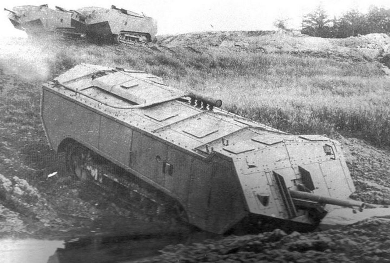 Тяжёлые французские танки «Сен-Шамон».