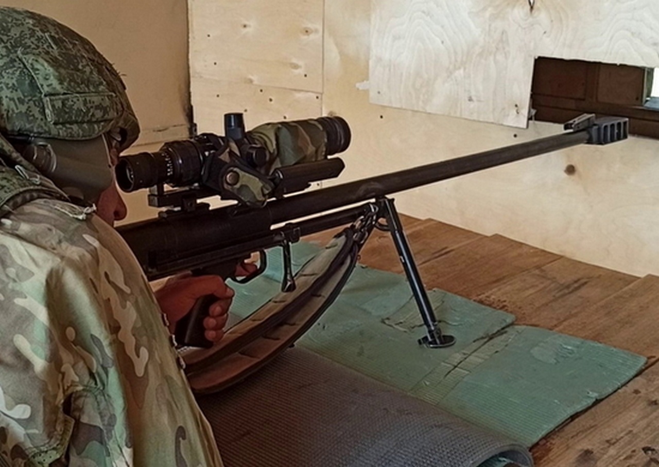 Cнайперы выполнили стрельбы по разрозненным силам «противника» из АСВК.