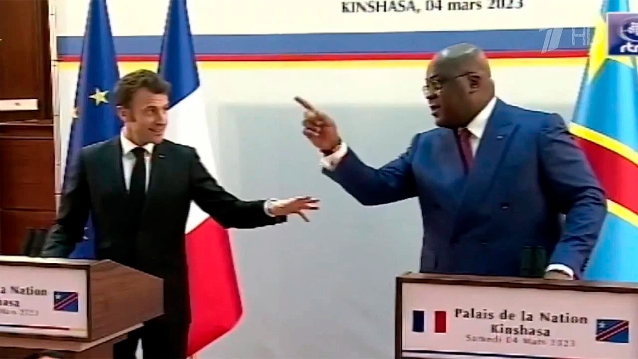 Президент Демократической Республики Конго Феликс Чисекеди вступил с Макроном в откровенную конфронтацию.